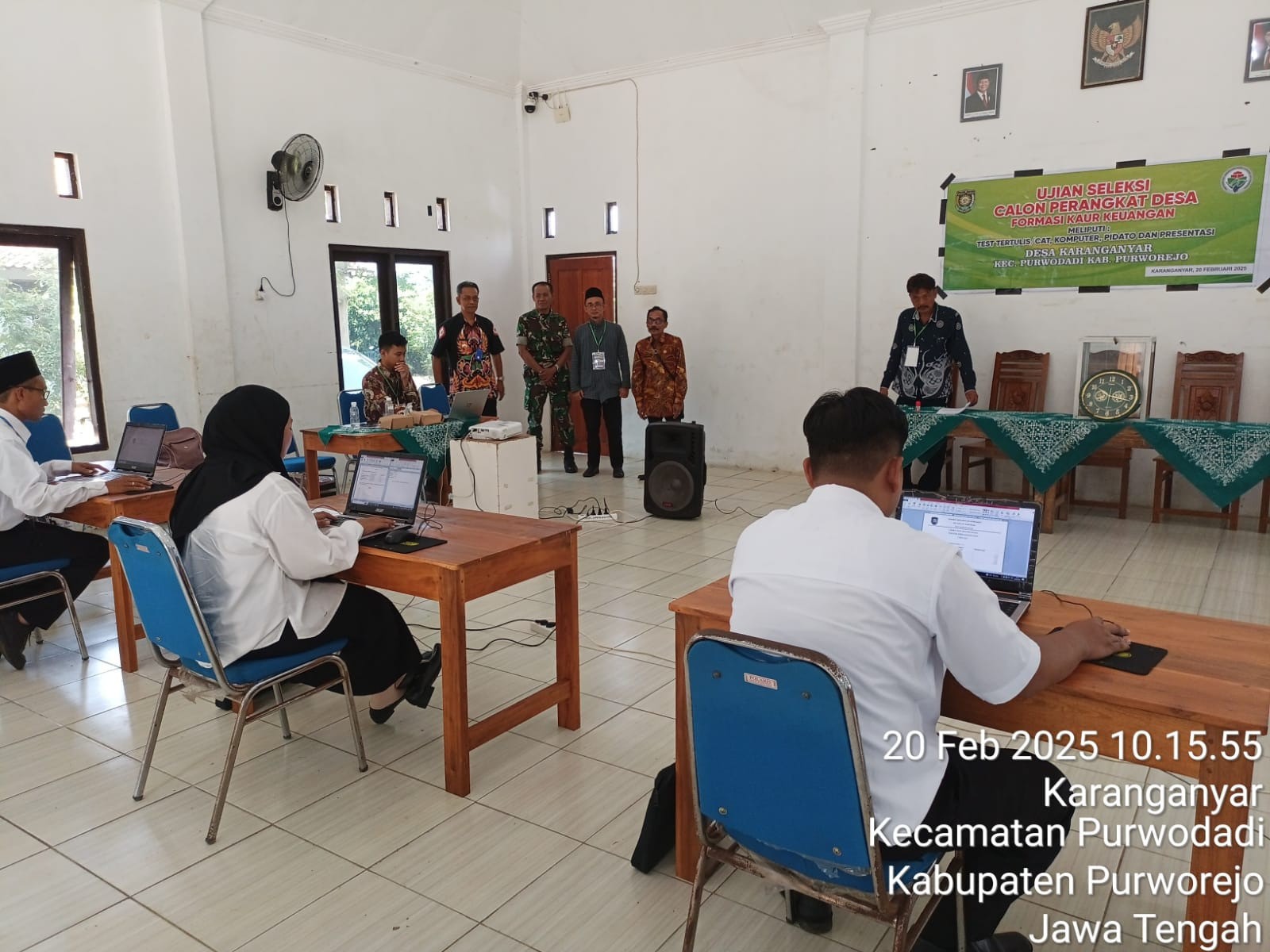 Kasi Pemdes Kecamatan Purwodadi hadir di Rapat Penetapan Bakal Calon Perangkat Desa Jatikontal tahun 2025