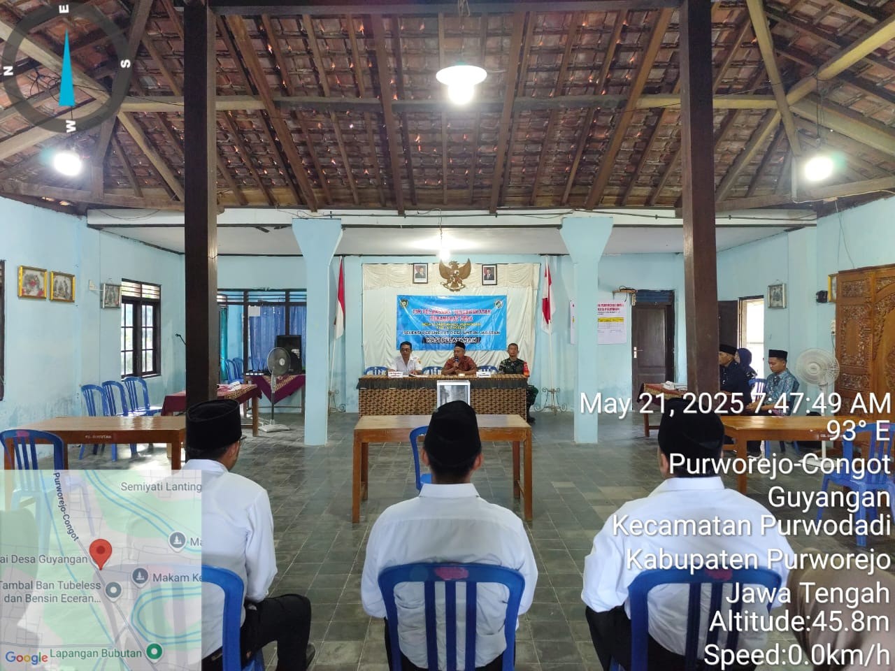 Pelaksanaan Ujian Seleksi Perangkat Desa Guyangan untuk Jabatan Kepala Seksi Pelayanan berjalan lancar