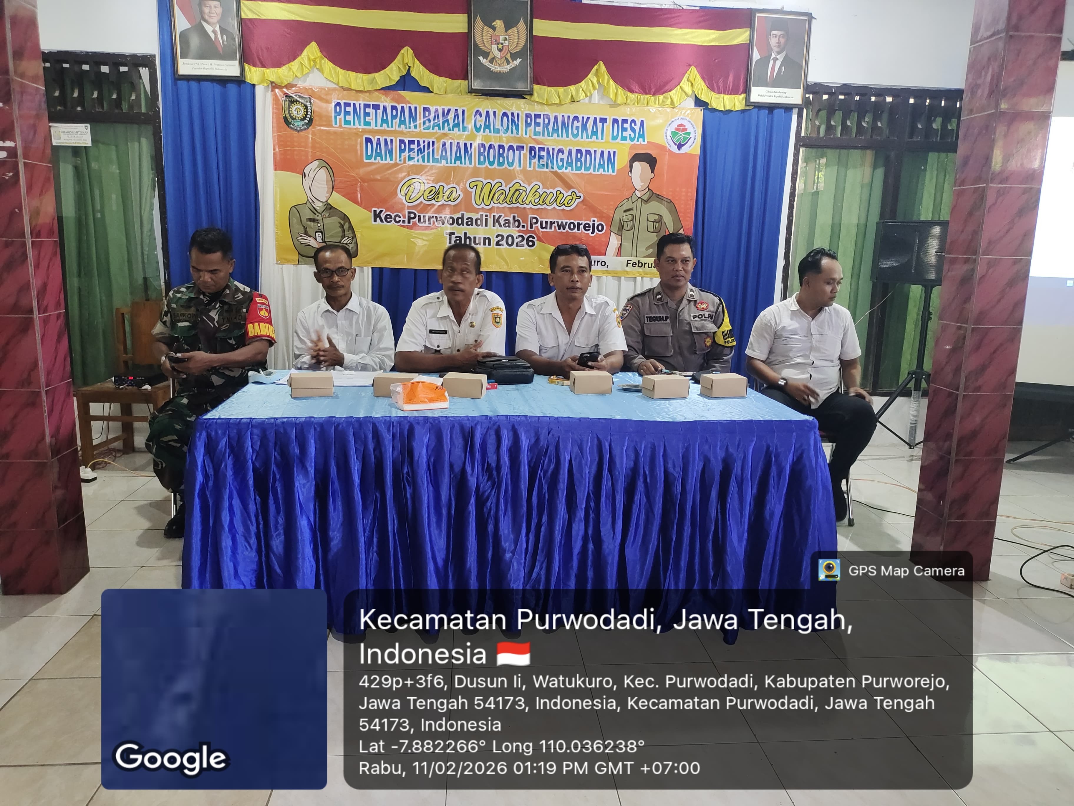 Monitoring Penutupan Pendaftaran serta Pengecekan Kelengkapan Berkas Bakal Calon Perangkat Desa Watukuro