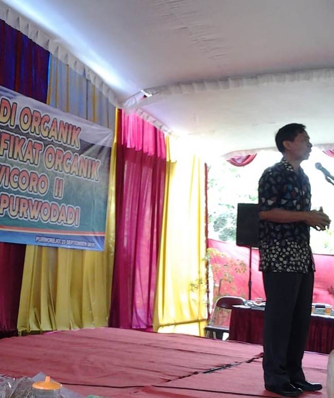 Menghadiri Pertemuan Farmer Field Day (FFD) Padi Organik di Desa Purwosari Kecamatan Purwodadi