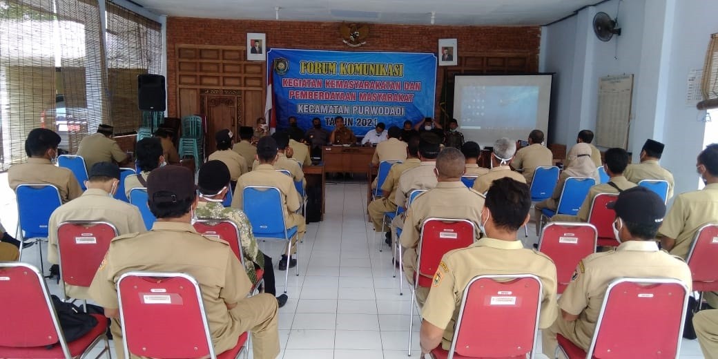 Konferensi Perangkat Desa dengan Komisi III DPRD Kabupaten Purworejo