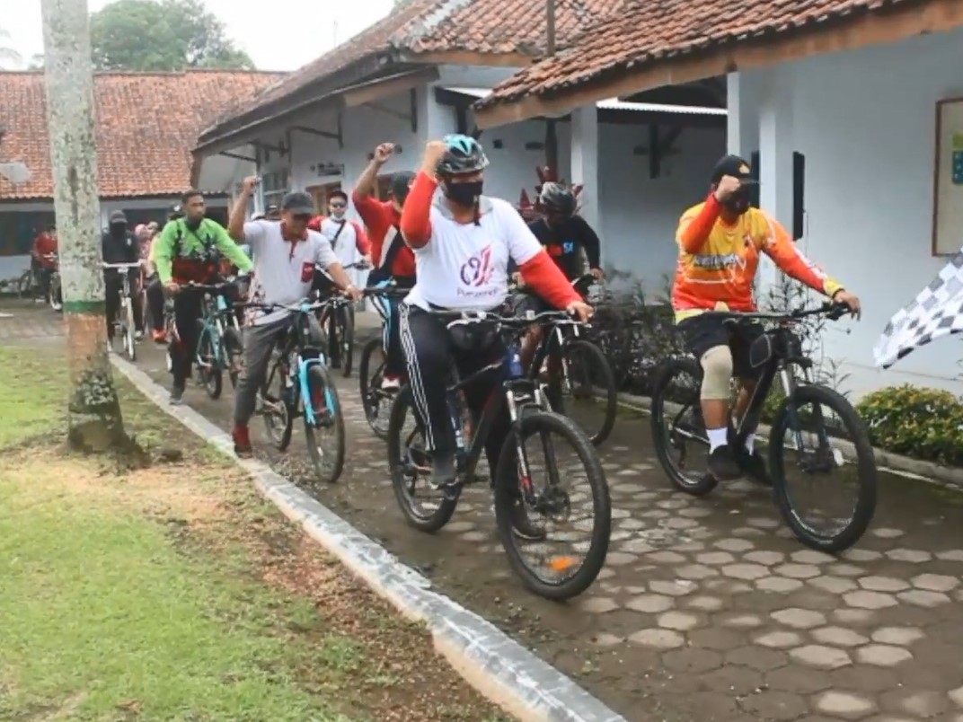 Gowes Sepeda Santai dalam Rangka Memperingati Hari Jadi Ke-191 Kabupaten Purworejo Tahun 2022 Tingkat Kecamatan Purwodadi