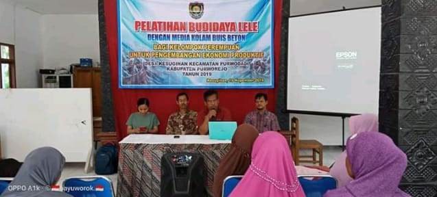 Pelatihan Budidaya Ikan Lele di Balai Desa Kesugihan Purwodadi