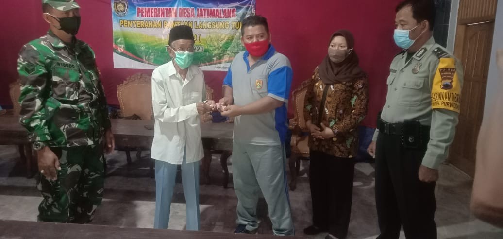 Penyaluran BLT DD Tahap II di Desa Jatimalang Kecamatan Purwodadi 