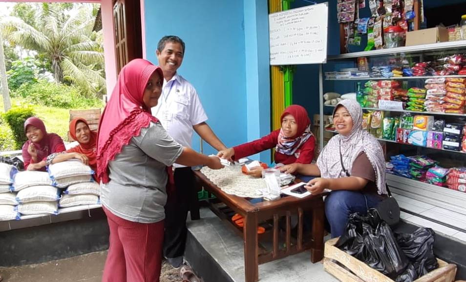 Monitoring Penyaluran BPNT di E-Warong Desa Jogoresan Kecamatan Purwodadi