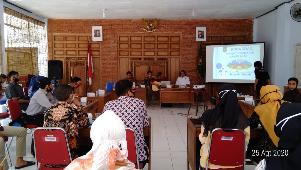 Rakor Pengembangan Kecamatan Layan Anak (KLA) Tingkat Kecamatan Purwodadi