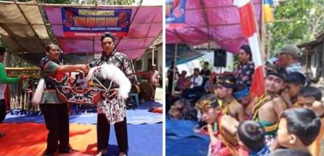 Peresmian Kesenian Kuda Lumping Krido Mudo Restu Budoyo di Desa Kesugihan Kecamatan Purwodadi