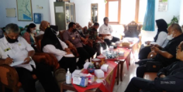 Rakor Pemberlakuan PPKM Level 2 dan 3 Satgas Penanggulangan Covid-19 Kecamatan Purwodadi