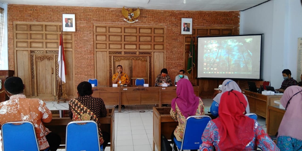 Sosialisasi SDGS Desa Tahun 2021 di Pendopo Kecamatan Purwodadi