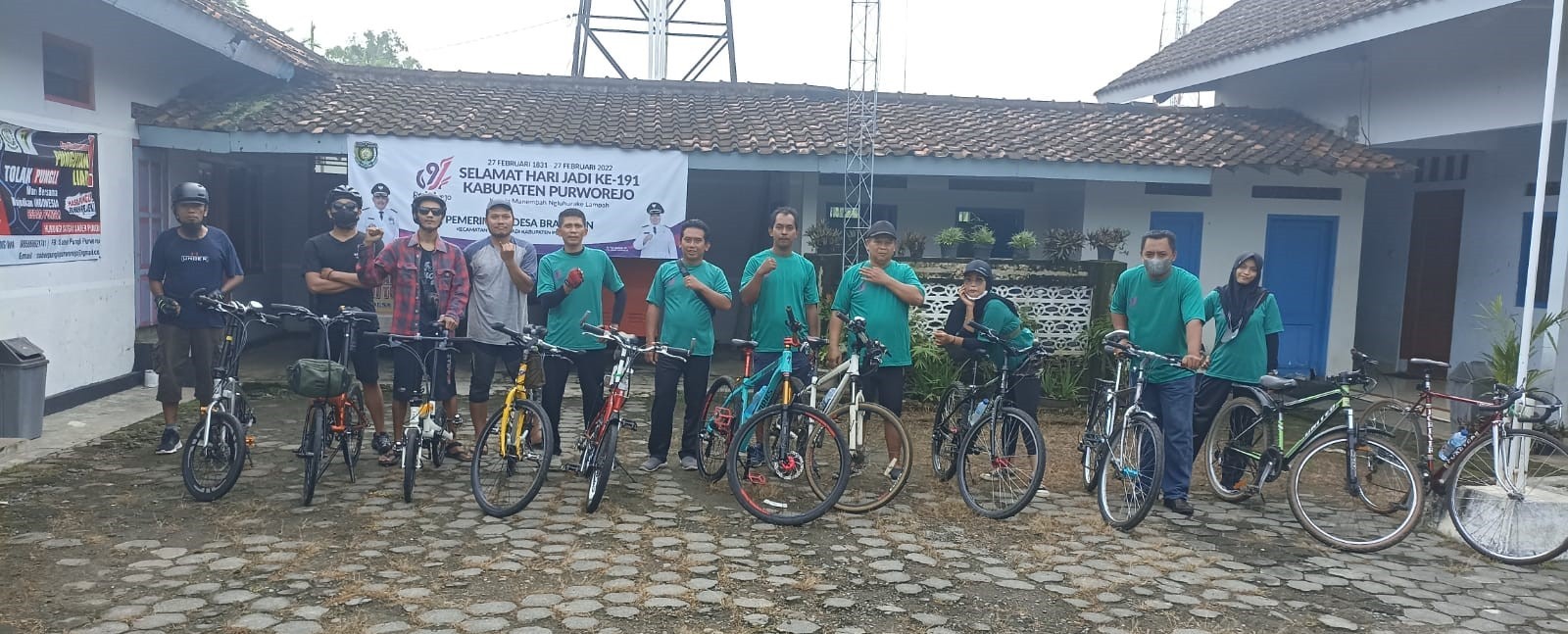 Gowes Sepeda Santai di Desa Bragolan dalam Rangka Memperingati Hari Jadi Ke-191 Kabupaten Purworejo Tahun 2022 Tingkat Kecamatan Purwodadi