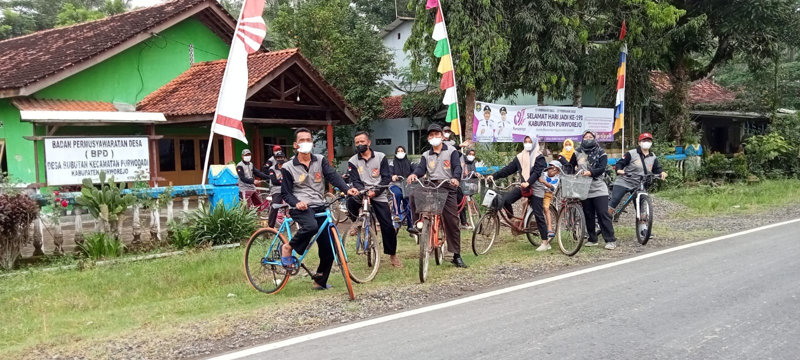 Gowes Sepeda Santai di Desa Bubutan dalam Rangka Memperingati Hari Jadi Ke-191 Kabupaten Purworejo Tahun 2022 Tingkat Kecamatan Purwodadi