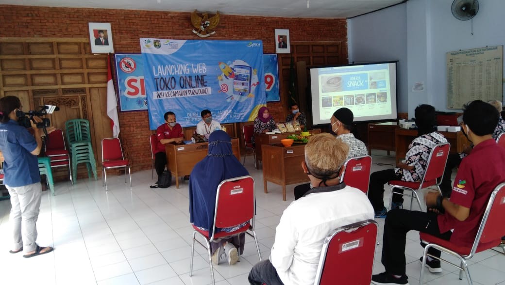 Launching Toko Online PKH Kecamatan Purwodadi